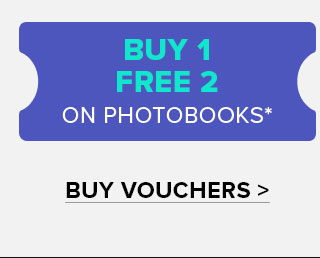 BUY 1 FREE 2 ON PHOTOBOOKS*